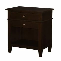 Top 10 โจ Simpli Home Carlton Wood 24" Transitional Bedside Nightstand Table In Brown ๐