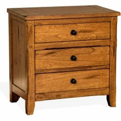 Wholesale 🧨 Sunny Designs Sedona 29" Petite Traditional Wood Night Stand In Rustic Oak 💯