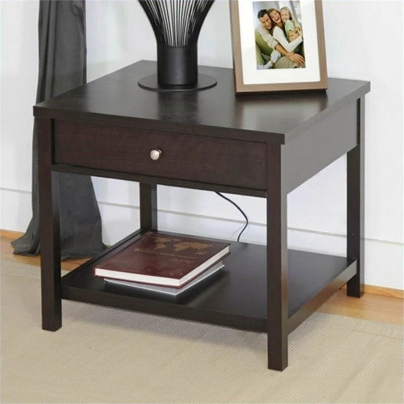 Promo ๐ฅฐ Pemberly Row End Table In Dark Brown โญ - Image 2