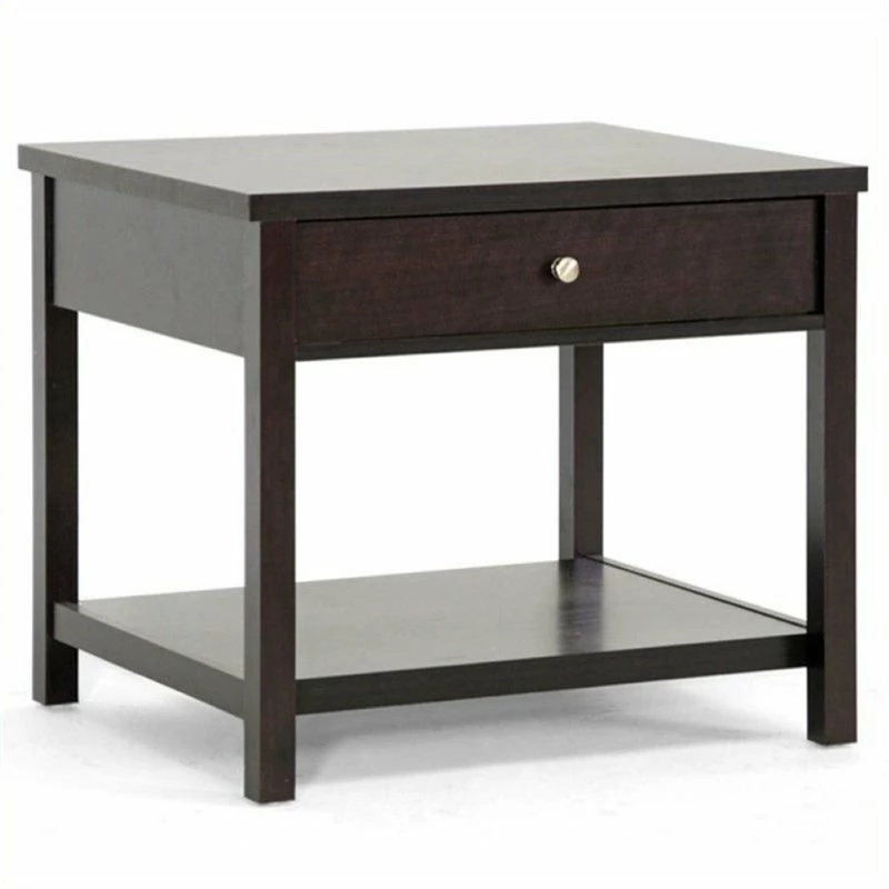 Promo ๐ฅฐ Pemberly Row End Table In Dark Brown โญ