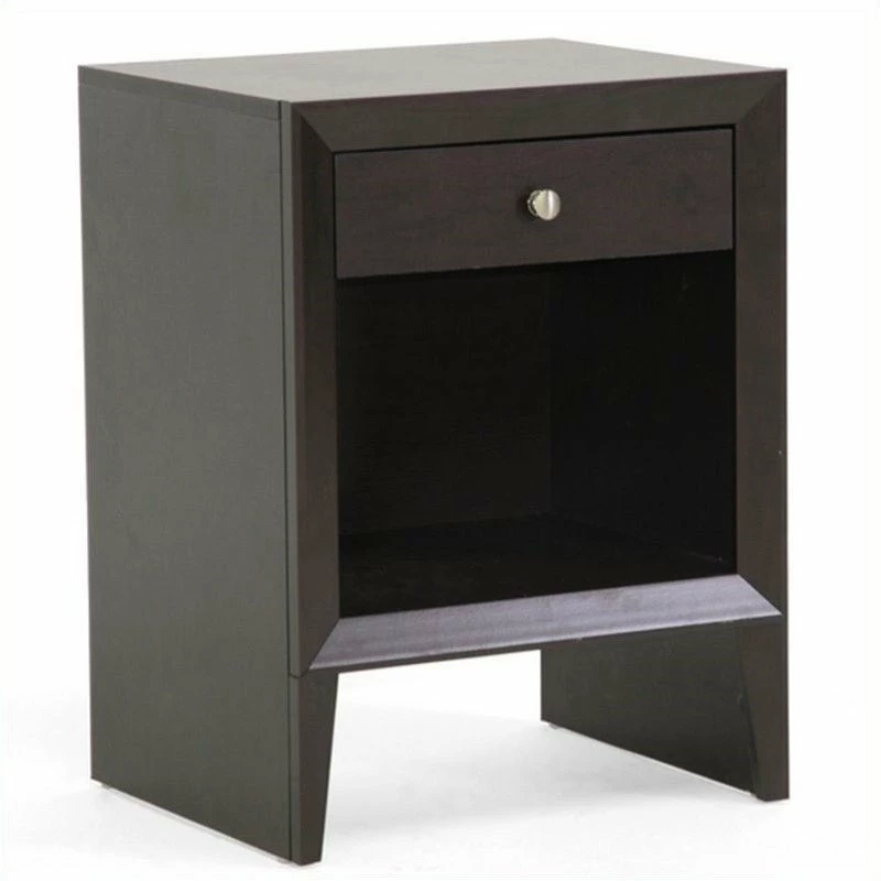 Top 10 ๐ Home Square Set Of 2 Nightstand In Dark Brown ๐ - Image 2