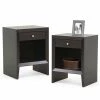 Top 10 🎉 Home Square Set Of 2 Nightstand In Dark Brown 🎁