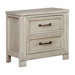 Best reviews of ✔️ Furniture Of America Jexter Wood Nightstand With USB Outlet In Antique White 👏