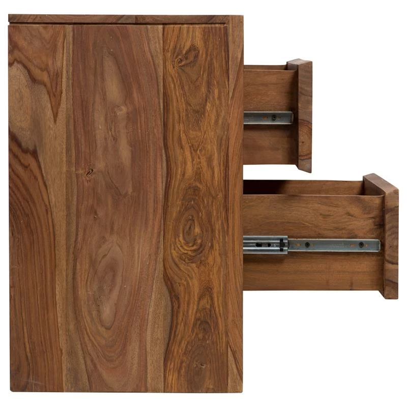 Best Sale ๐ Hawthorne Collections Avalon Mid-Century Modern Sheesham Wood 2 Drawer Nightstand ๐ - Image 12