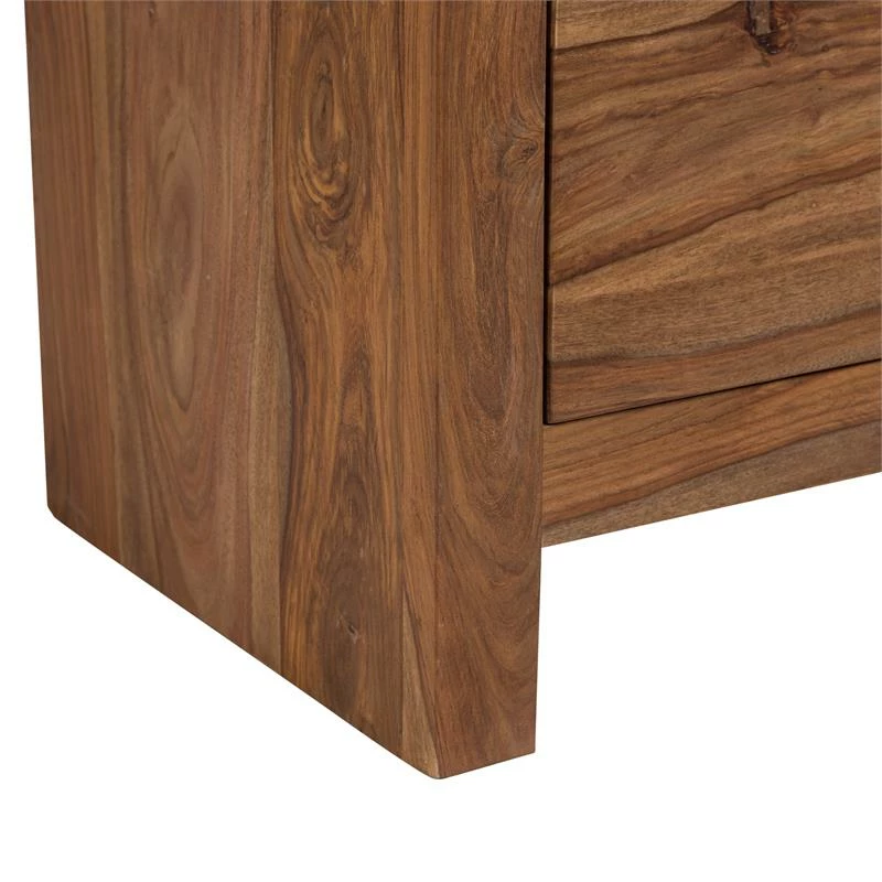 Best Sale ๐ Hawthorne Collections Avalon Mid-Century Modern Sheesham Wood 2 Drawer Nightstand ๐ - Image 6