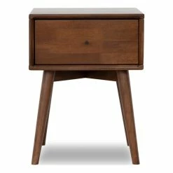 Discount ๐ Pemberly Row Mid-Century Modern Wood Night Stand In Brown Walnut โ