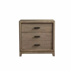 New ๐ Alpine Furniture Camilla 2 Drawer Wood Nightstand In Antique Gray ๐คฉ