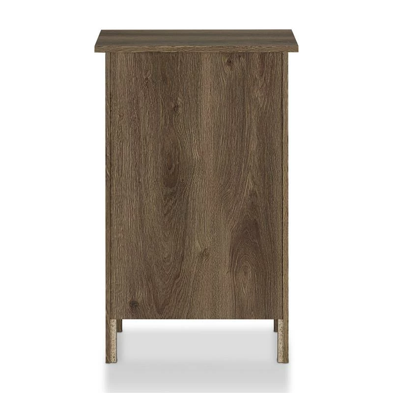 Brand new โค๏ธ Furniture Of America Daena Rustic Wood 3-Drawer Nightstand In Distressed Walnut ๐ - Image 5