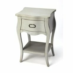 Coupon 🎁 Beaumont Lane Mastercrafted End Table In Gray 🔥