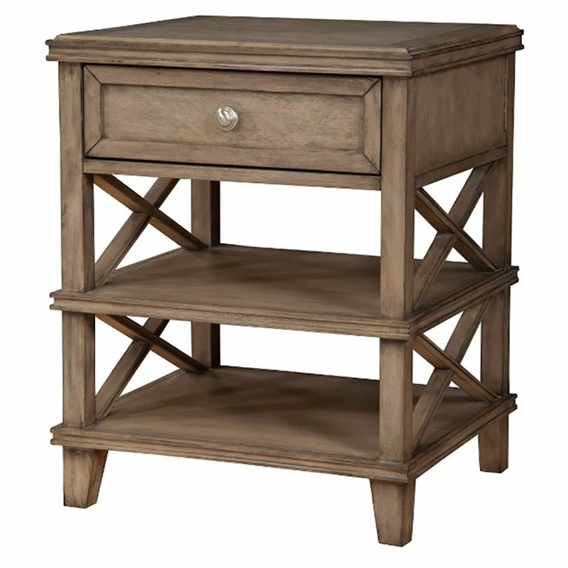 Cheapest ๐ Benjara 21" Transitional 1-drawer Mahogany Wood Nightstand In Brown ๐