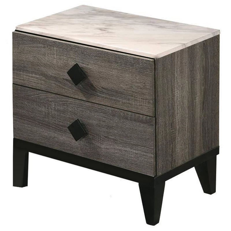 Coupon ✨ Benjara 15.35" 2-drawer Transitional Solid Wood Nightstand In Gray 😍