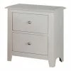 Outlet 👍 Benjara 22" Transitional Wood Nightstand With 2 Drawers In White 🔔