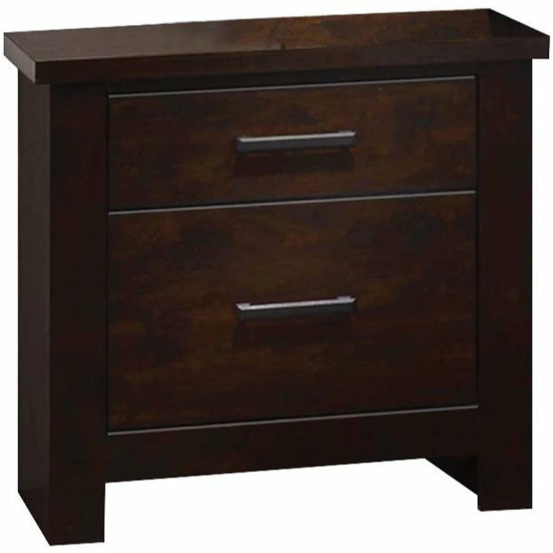 Brand new ๐คฉ Benjara 17.13" Transitional Solid Wood Nightstand With 2 Drawers In Brown โ