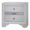 Flash Sale 🔥 Benjara 17" 3-drawer Transitional Wood Nightstand By Naima In White 🎁