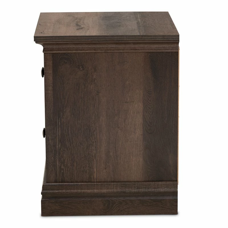 Top 10 ๐คฉ Bowery Hill Transitional Walnut Brown Finished 2-Drawer Wood Nightstand ๐ - Image 4
