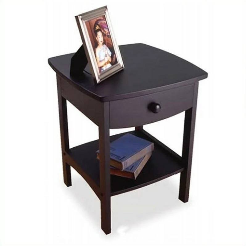 Cheap โญ Home Square 2 Piece Wood End Table/Nightstand Set In Black โญ - Image 2