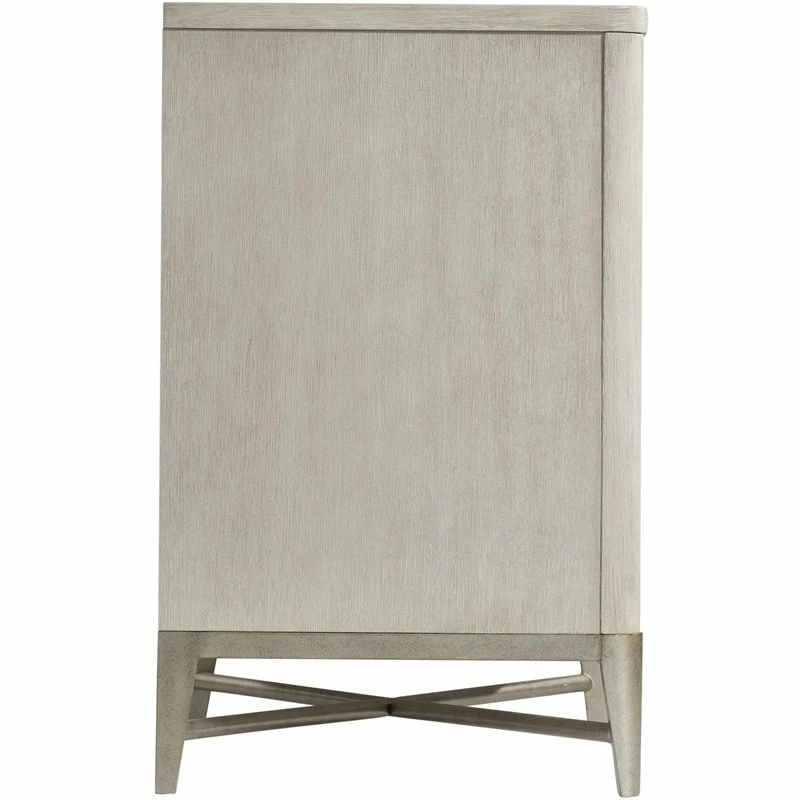 Promo ๐ Riverside Furniture Maisie 3 Drawer Refined Glam Nightstand In Champagne ๐ - Image 3