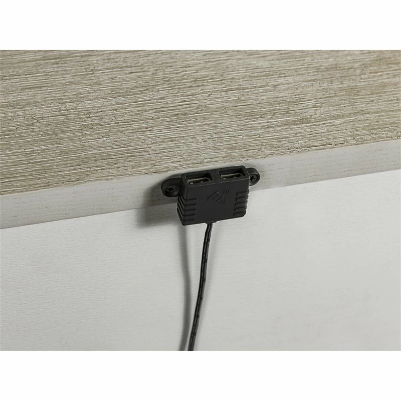 Promo ๐ Riverside Furniture Maisie 3 Drawer Refined Glam Nightstand In Champagne ๐ - Image 4