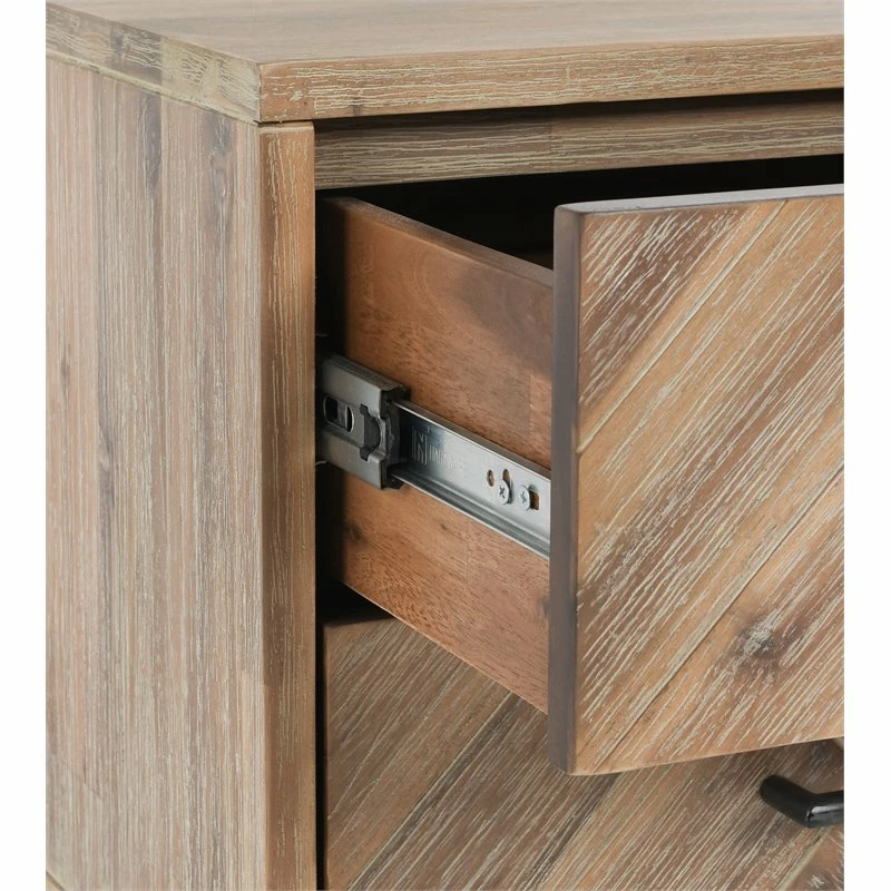 Wholesale 💯 Kosas Home Soren 2-drawer Mid-Century Acacia Wood Nightstand In Multi Natural 🥰 - Image 7