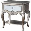 Cheap ✔️ Bowery Hill Traditional Nightstand In Antique Champagne 👍