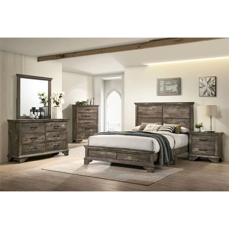 Top 10 ๐ Furniture Of America Gafin Transitional Solid Wood 2-Drawer Nightstand In Gray ๐ - Image 2