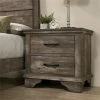 Top 10 🔔 Furniture Of America Gafin Transitional Solid Wood 2-Drawer Nightstand In Gray 👍