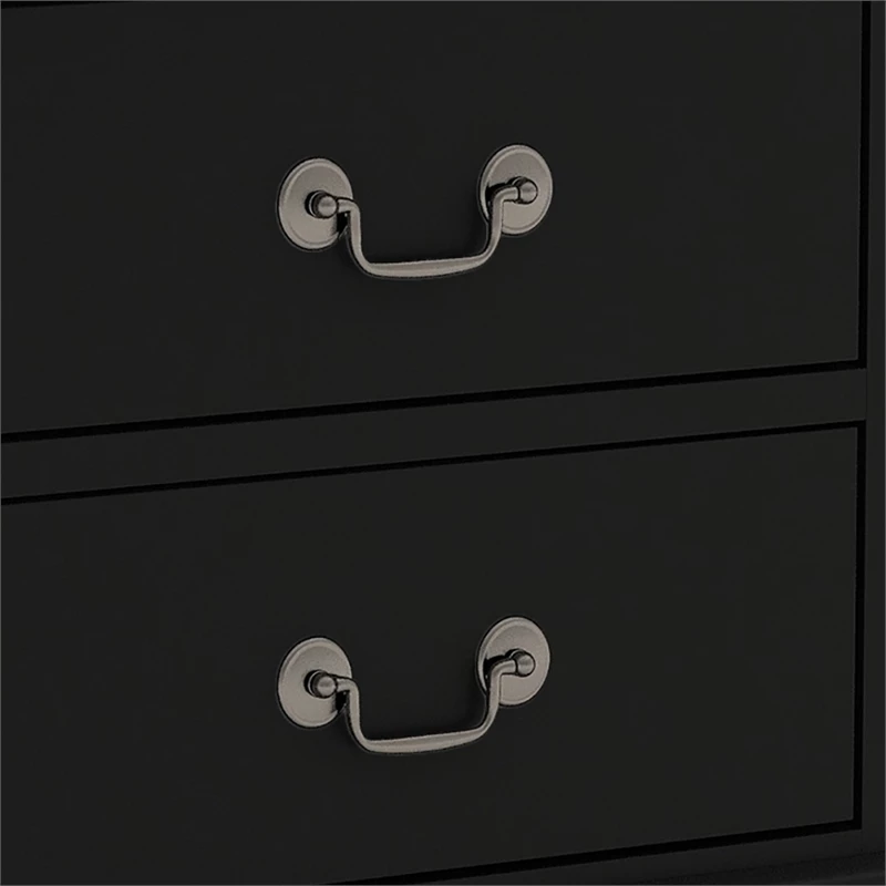 Coupon ๐ Furniture Of America Jussy Transitional Black Solid Wood Nightstand Set Of 2 ๐งจ - Image 5