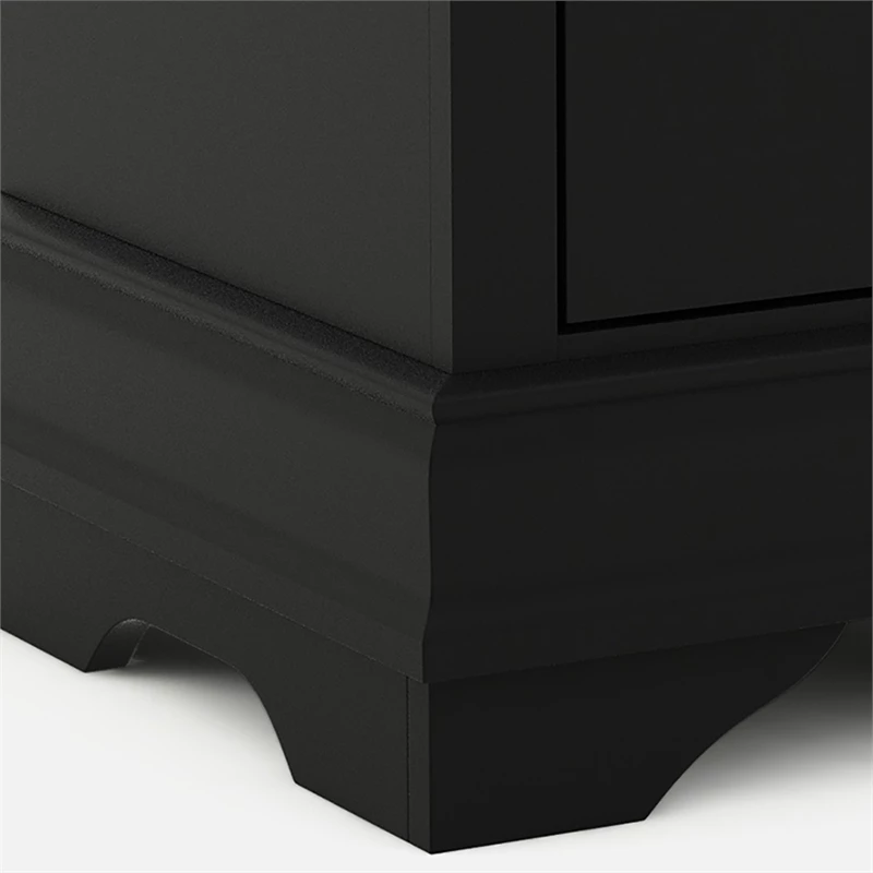 Coupon ๐ Furniture Of America Jussy Transitional Black Solid Wood Nightstand Set Of 2 ๐งจ - Image 7