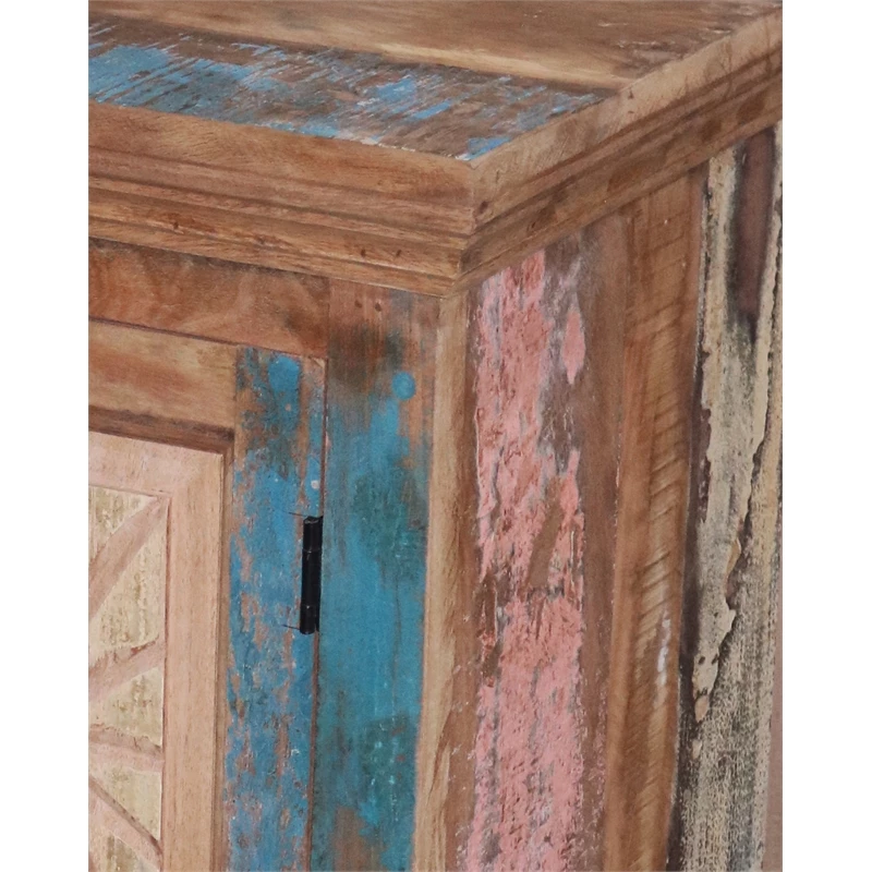 Cheap ๐ Progressive Furniture Outbound Wood Nightstand/Accent Cabinet In Tan Aqua โญ - Image 2