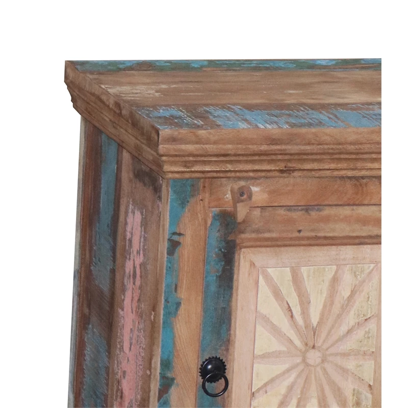 Cheap ๐ Progressive Furniture Outbound Wood Nightstand/Accent Cabinet In Tan Aqua โญ - Image 3