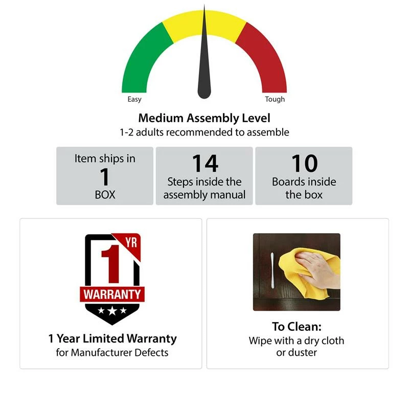 Deals ๐ Ameriwood Home Novogratz Transitional Kelly Nightstand In Ivory Oak ๐ - Image 12