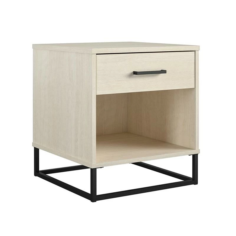 Deals ๐ Ameriwood Home Novogratz Transitional Kelly Nightstand In Ivory Oak ๐
