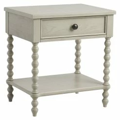 Best reviews of 🥰 Olliix Madison Park Signature Beckett 26" Solid Wood Nightstand In Antique Cream 🥰