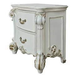 Cheapest ⌛ ACME Furniture ACME Vendome Nightstand In Antique Pearl Finish 💯