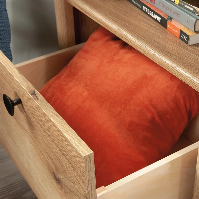 Best Pirce ๐ Sauder Dover Edge Engineered Wood Night Stand In Timber Oak Finish ๐ฅฐ - Image 9