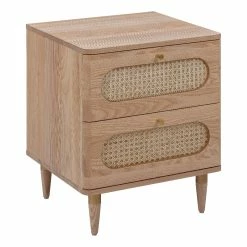 Wholesale 🛒 TOV Furniture Carmen Cane Wooden Nightstand 🌟