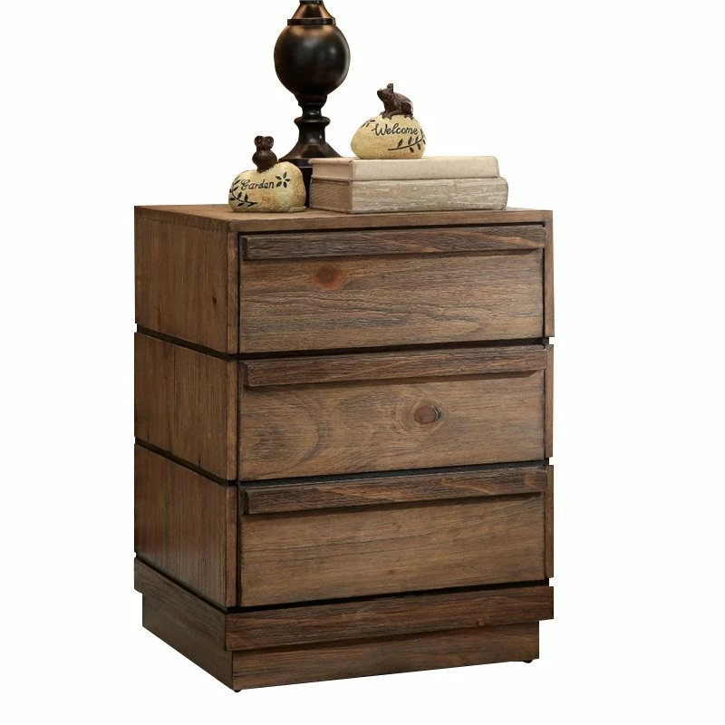 Budget ✨ Bowery Hill Solid Wood 2-Drawer Nightstand In Rustic Natural Tone 🔔