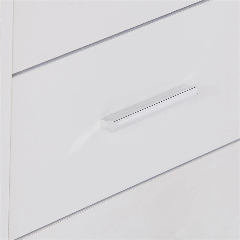 Top 10 ๐ Allora Mid-Century 3 Drawer Nightstand In White And Chrome Finish โญ - Image 5