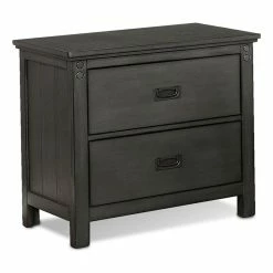 Top 10 🥰 Benzara Wynn 26 Inch Wood Nightstand 2 Drawers Antique Handles Weathered Gray 🌟