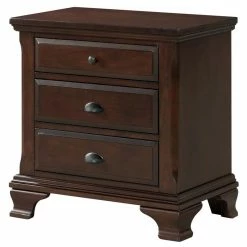 Discount โ Picket House Furnishings Brinley 3 Drawer Nightstand In Cherry ๐